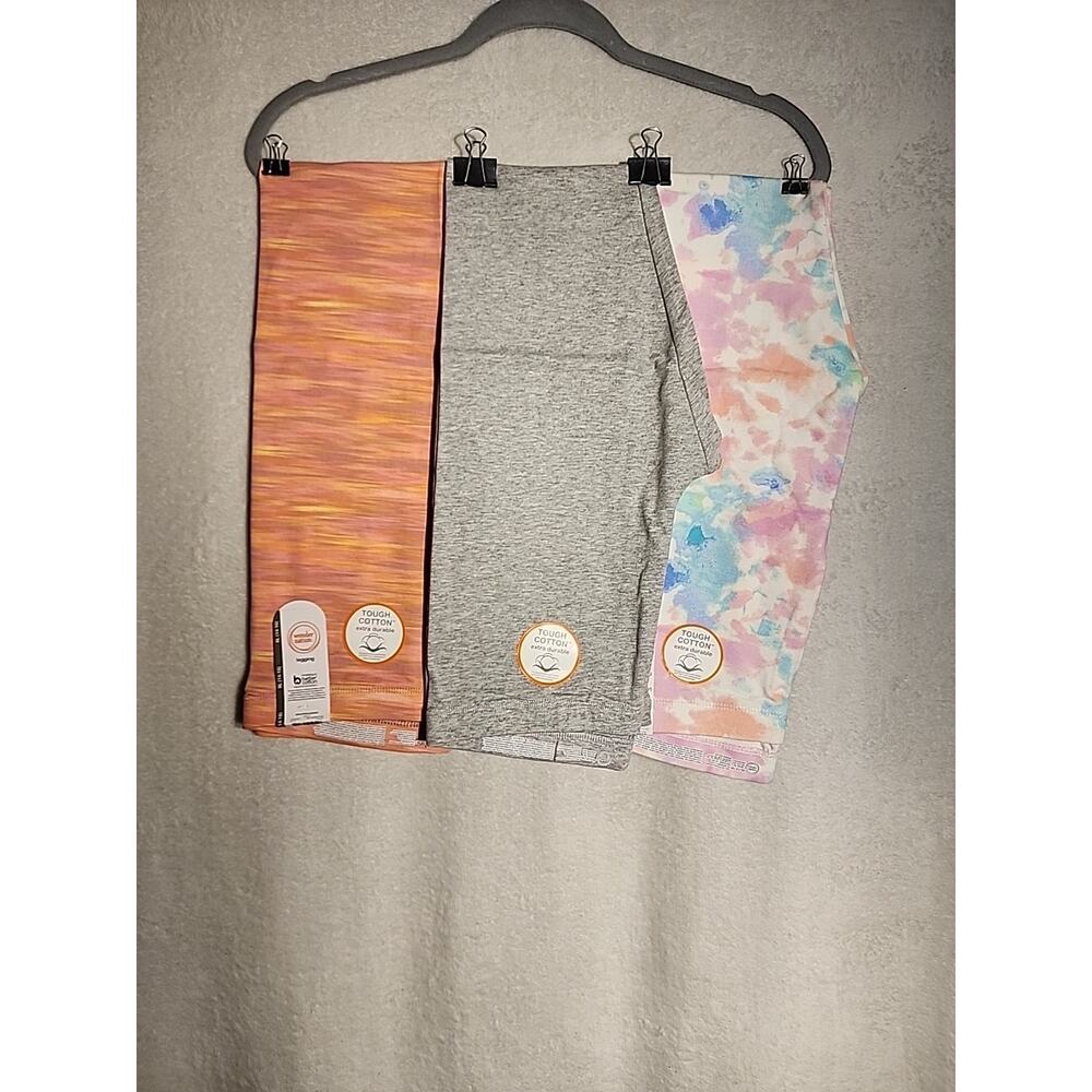 Wonder Nation Tough Cotton Girls 3 Pack Leggings Size XL 14-16 New With Tags